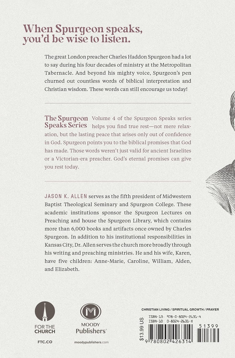 Spurgeon on Resting in the Promises of God (Spurgeon Speaks) by Jason K Allen (Editor)