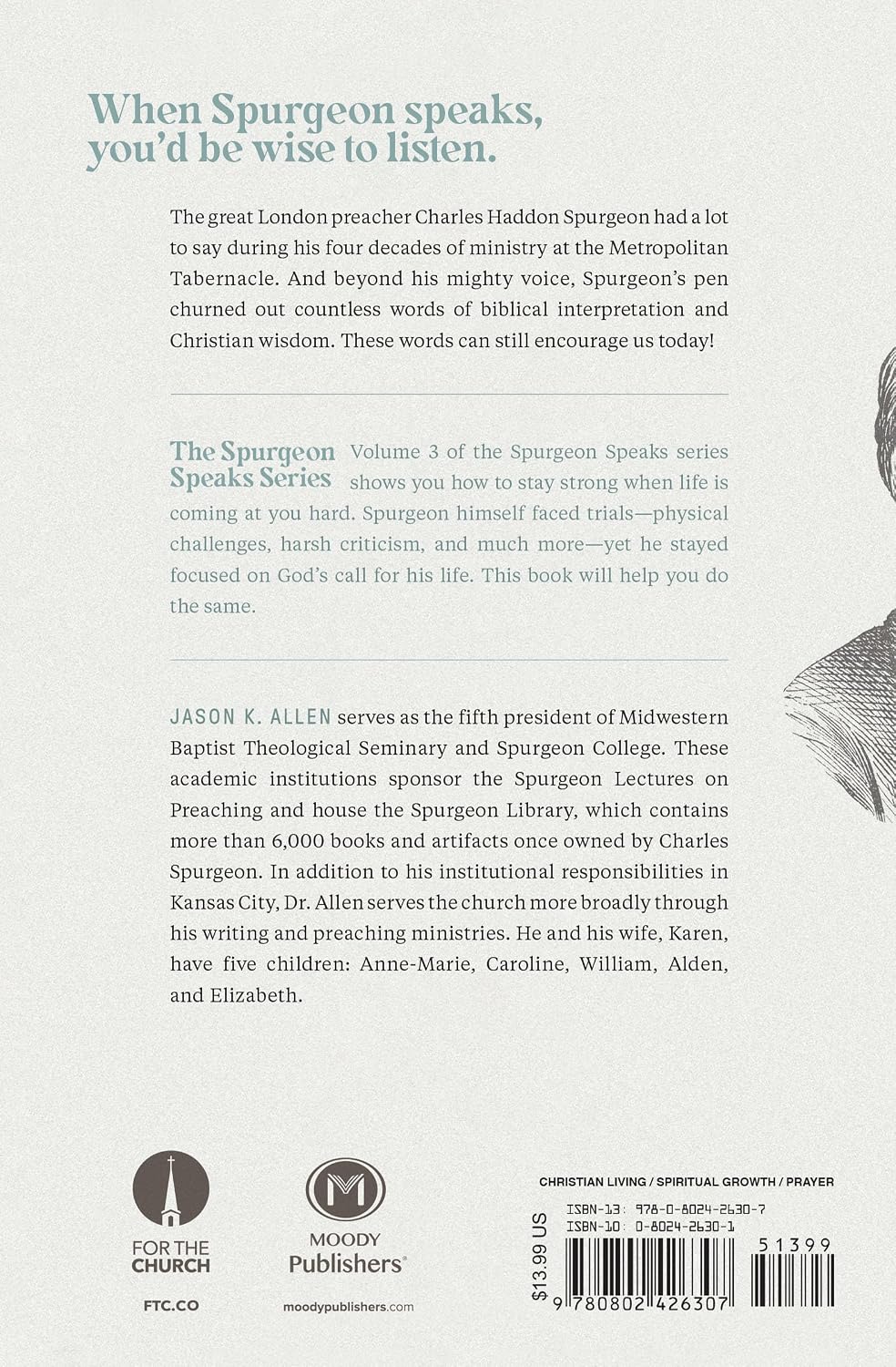 Spurgeon on Persevering Through Trials (Spurgeon Speaks) by Jason K Allen (Editor)