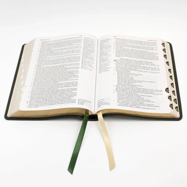 LSB - Legacy Standard Bible, Handy Size, Inside Column Reference Red Letter - Paste-Down Cowhide