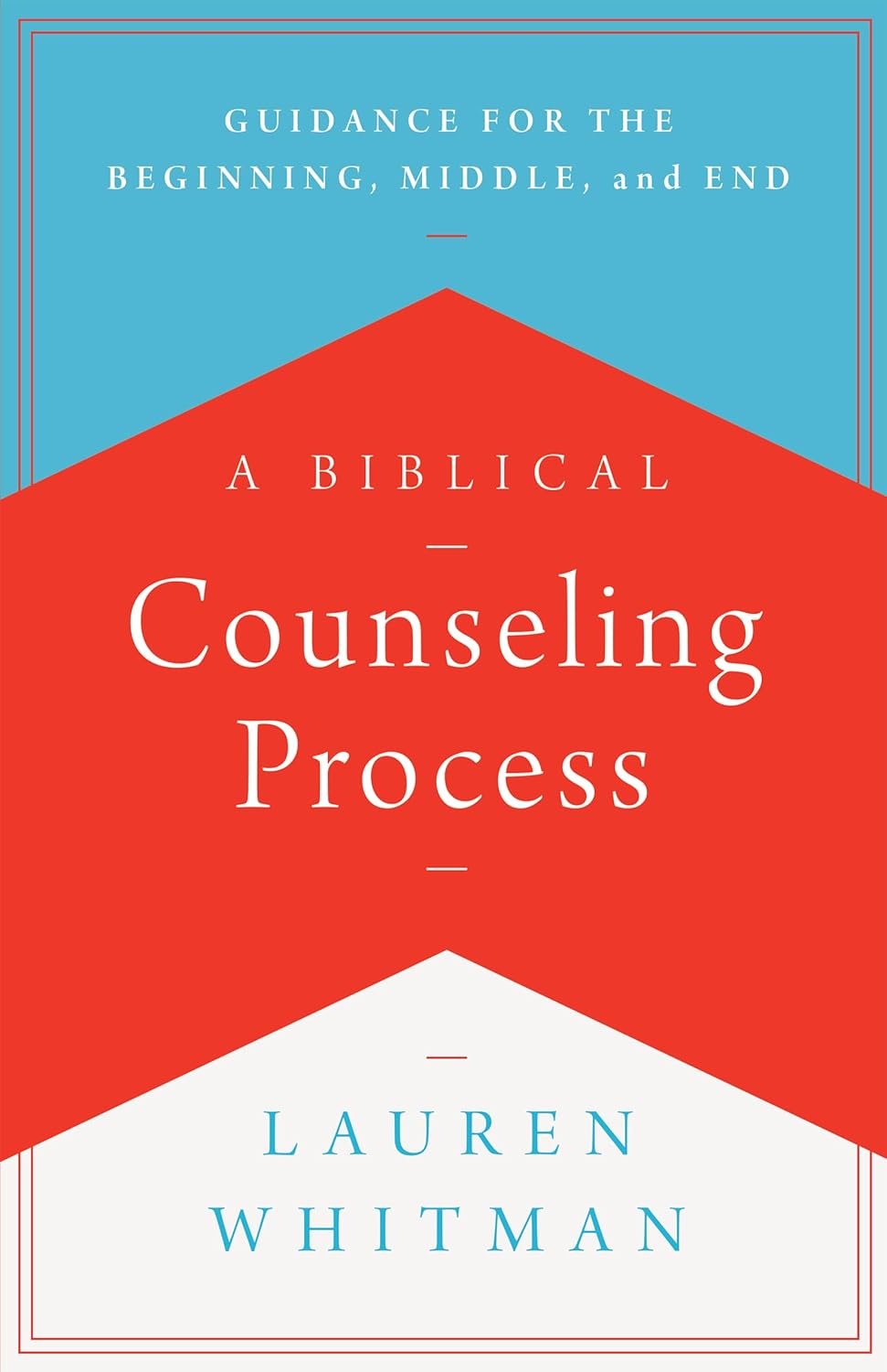 A Biblical Counseling Process: Guidance for the Beginning, Middle, and End by Lauren Whitman, MA