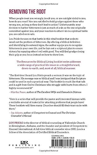 Bitterness: The Root That Pollutes by Lou Priolo - Booklet