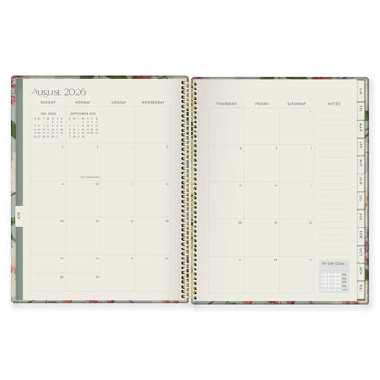 17-Month Bible Memory Planner (2027) - Garden Edition