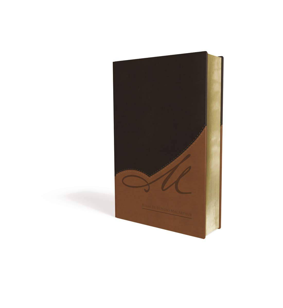 Spanish MacArthur Study Bible - RVR60, Biblia de Estudio MacArthur, Leathersoft, Café