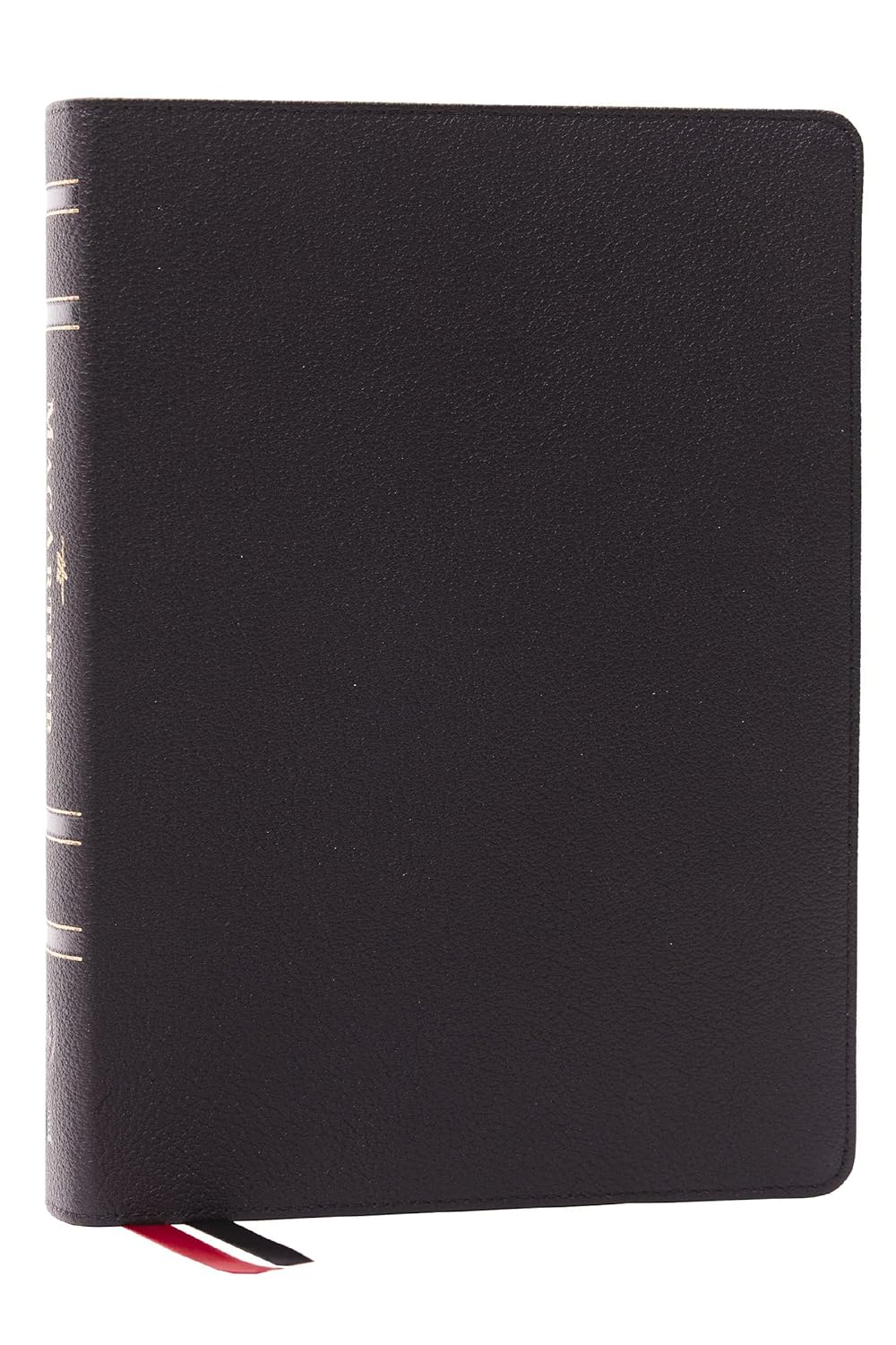 LSB - MacArthur Study Bible, Black Genuine Leather, Comfort Print - (Legacy Standard Bible)
