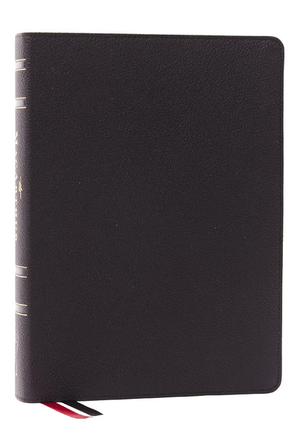 LSB - MacArthur Study Bible, Black Genuine Leather, Comfort Print - (Legacy Standard Bible)