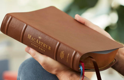 LSB MacArthur Study Bible 2nd Edition: Brown Premium Goatskin Leather (Comfort Print) Legacy Standard Bible