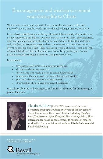 Passion and Purity: Learning to Bring Your Love Life Under Christ's Control by Elisabeth Elliot (Updated Cover)