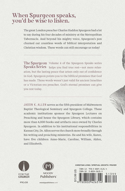 Spurgeon on Resting in the Promises of God (Spurgeon Speaks) by Jason K Allen (Editor)