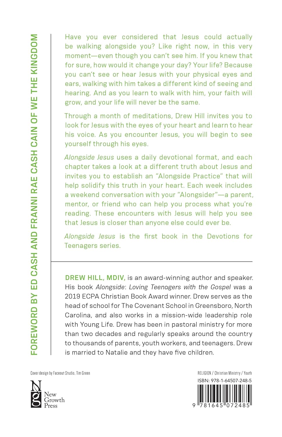 Alongside Jesus: Devotions for Teenagers by Drew Hill