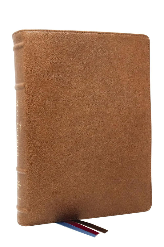 LSB MacArthur Study Bible 2nd Edition: Unleashing God's Truth One Verse at a Time (Brown Premium Goatskin Leather, Comfort Print