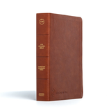 Life Counsel Bible - Burnt Sienna LeatherTouch THUMB INDEXED - CSB (Christian Standard Version)