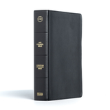 Life Counsel Bible - Genuine Leather THUMB INDEXED - CSB (Christian Standard Version)