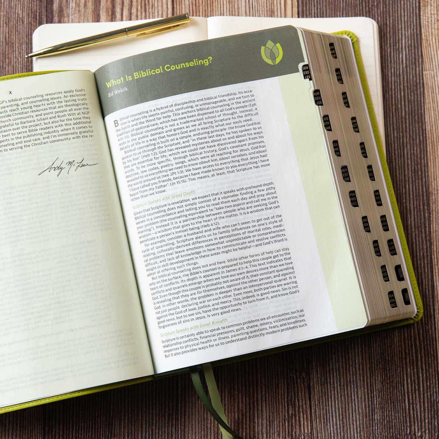 Life Counsel Bible - Apple Green