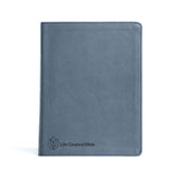 Life Counsel Bible - Slate Blue LeatherTouch - CSB (Christian Standard Version)