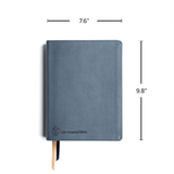 Life Counsel Bible - Slate Blue LeatherTouch - CSB (Christian Standard Version)