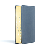 Life Counsel Bible - Slate Blue LeatherTouch - THUMB INDEXED - CSB (Christian Standard Version)