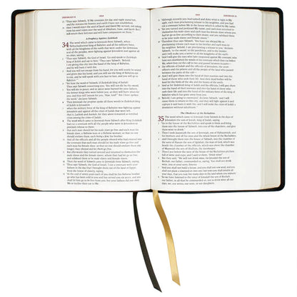 LSB - Legacy Standard Bible, Large Print Wide Margin - Paste-Down Cowhide
