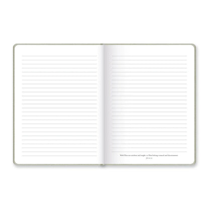 Faithful Promises Journal - Mist Green Linen