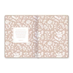 Things Above Journal - Beige Faux Leather