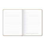 Things Above Journal - Beige Faux Leather