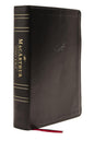NASB, MacArthur Study Bible, 2nd Edition, Leathersoft, Black, Thumb Indexed, 1995 Text, Comfort Print: Unleashing God's Truth One Verse at a Time Imitation Leather