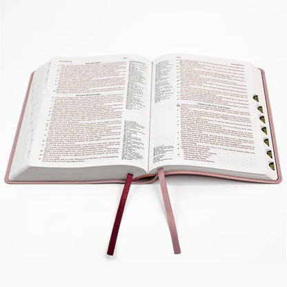 LSB - Legacy Standard Bible, Handy Size, Inside Column Reference Red Letter - Paste-Down Faux Leather