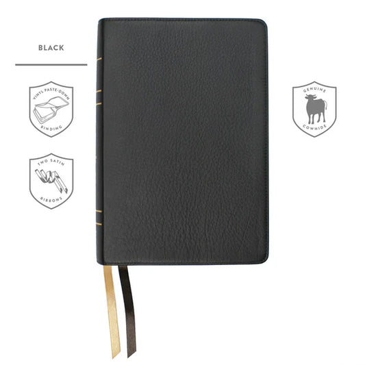 LSB - Legacy Standard Bible, Large Print Wide Margin - Paste-Down Cowhide