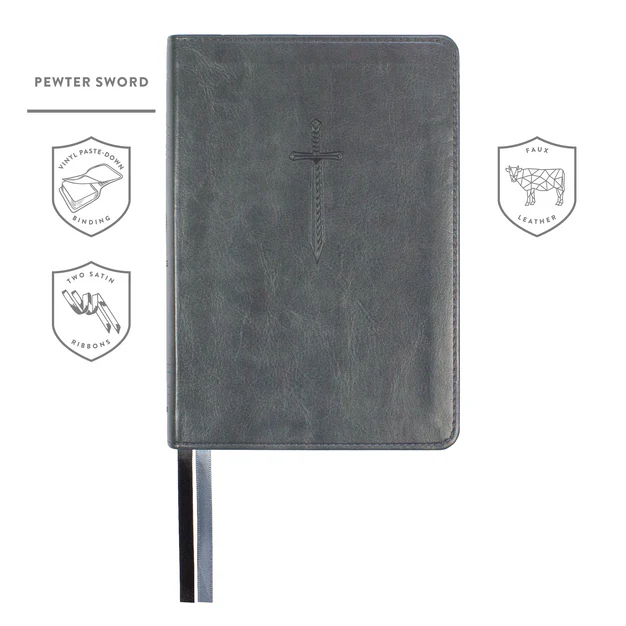 LSB - Legacy Standard Bible, Portable Paragraph Reference, Red Letter - Paste-Down Faux Leather