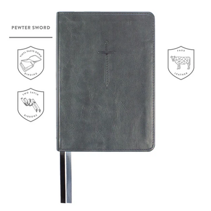 LSB - Legacy Standard Bible, Portable Paragraph Reference, Red Letter - Paste-Down Faux Leather
