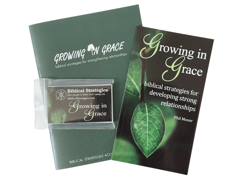 Growing in Grace Packet: Biblical strategies for developing strong relationships by Phil Moser (Biblical Strategies)