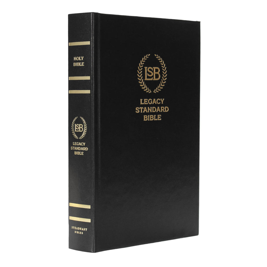 Legacy Standard Bible, Single Column Text Only - Black Hardcover (LSB)