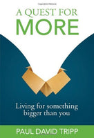 A Quest For More: Living For Something Bigger Than You by Paul David Tripp