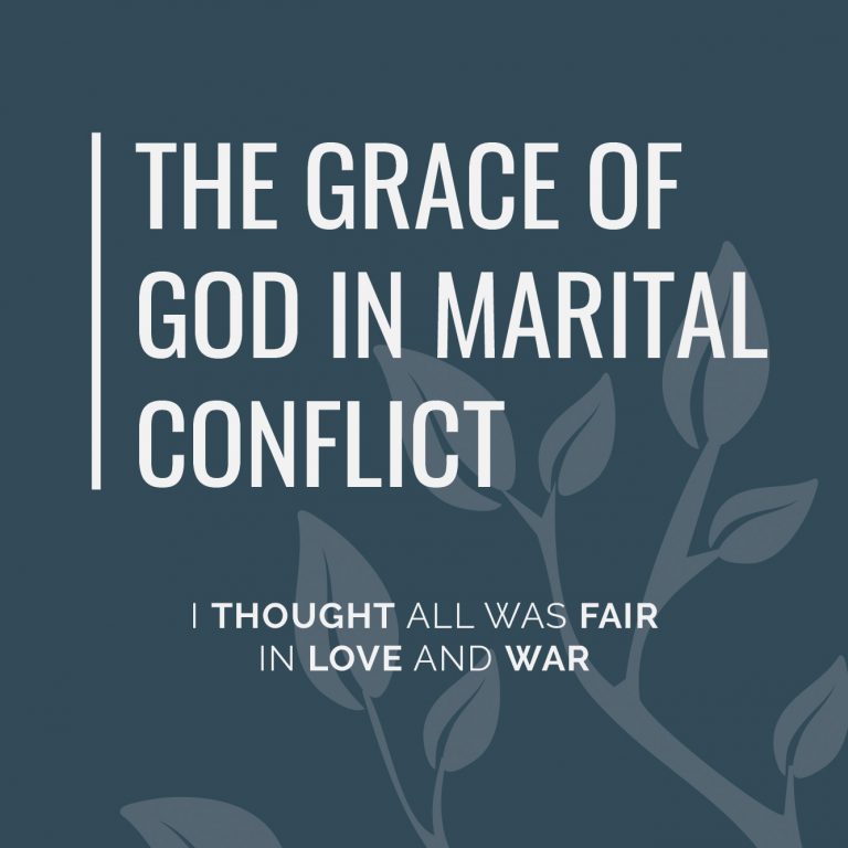 The Grace of God in Marital Conflict: I Thought All Was Fair in Love and War by T. Dale Johnson Jr.